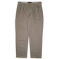 Mens Beige Polo Ralph Lauren Andrew Pant Double Pleated Vintage 90s Chino Trousers