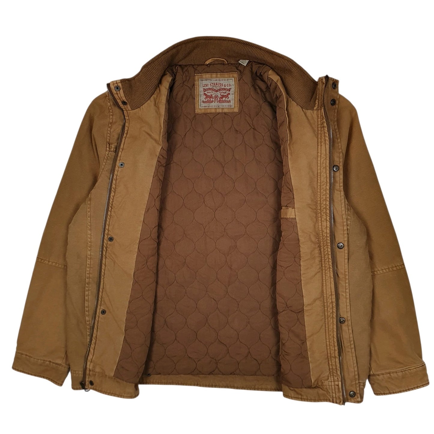 Mens Brown Levis Chore Bomber  Coat