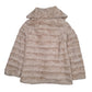 Womens Pink Miel Crushanant Fluffy Faux Fur  Coat