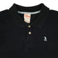 Mens Navy Disney  Cardigan Polo Shirt
