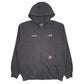 Mens Grey Carhartt  Full Zip Jumper