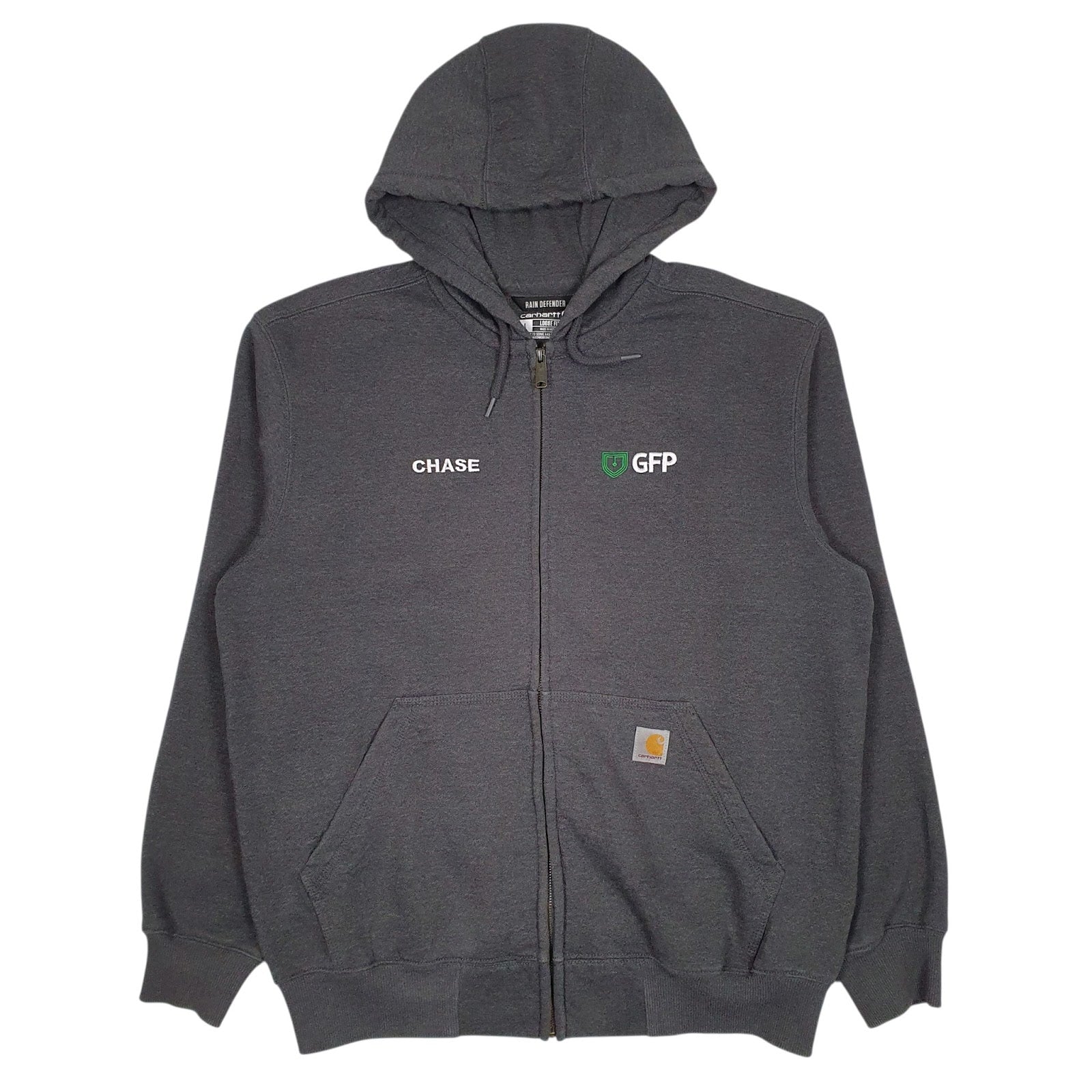 Mens Grey Carhartt  Full Zip Jumper