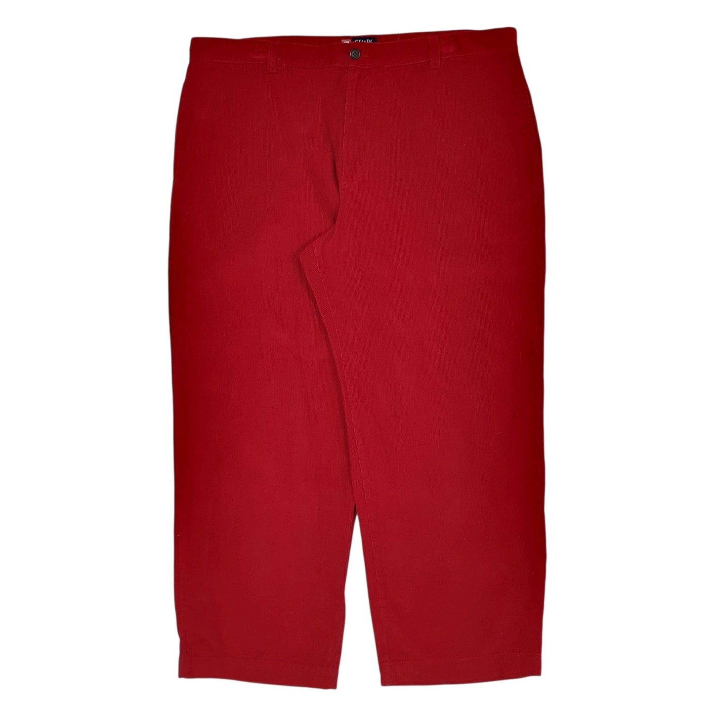 Mens Red Chaps  Corduroy Trousers