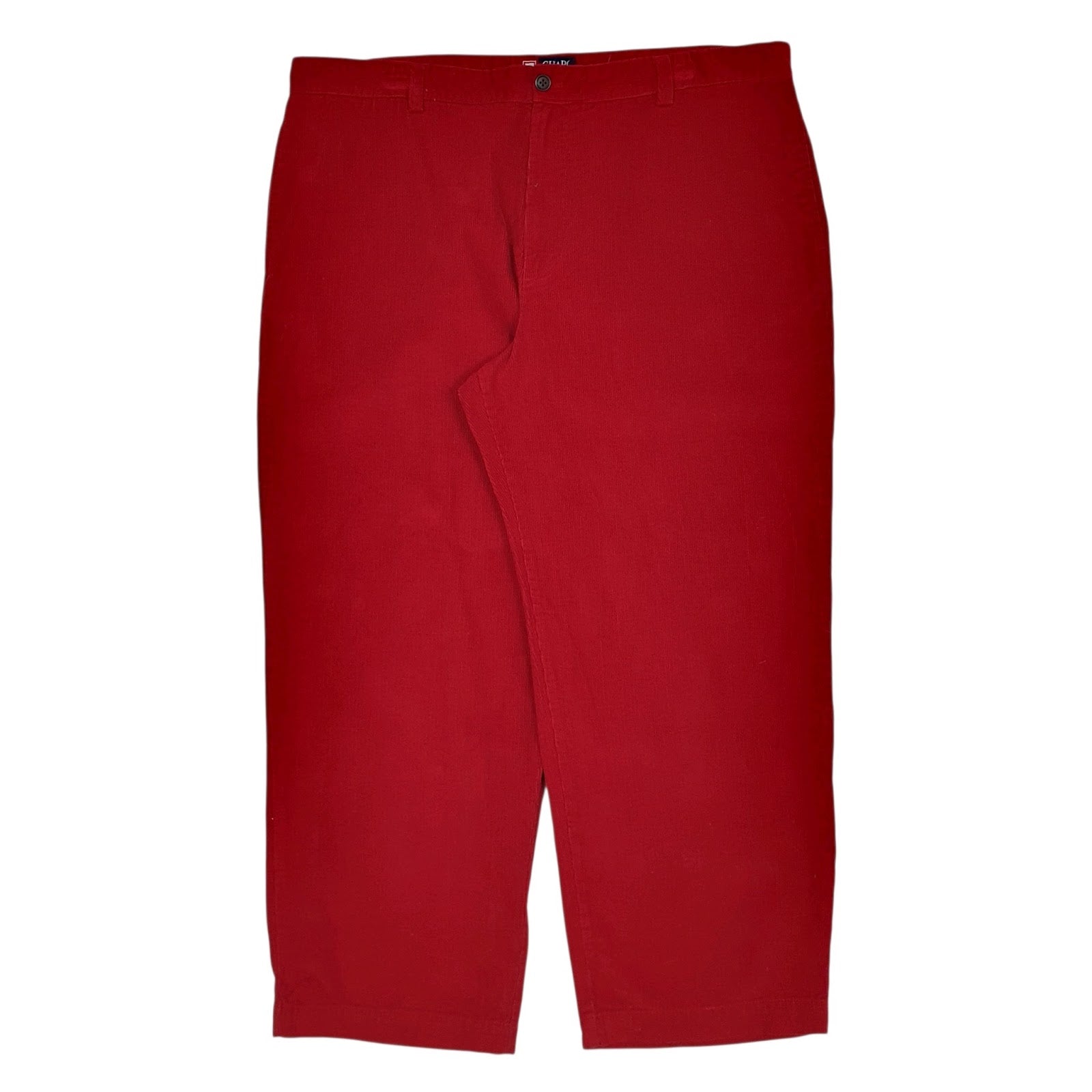 Mens Red Chaps  Corduroy Trousers