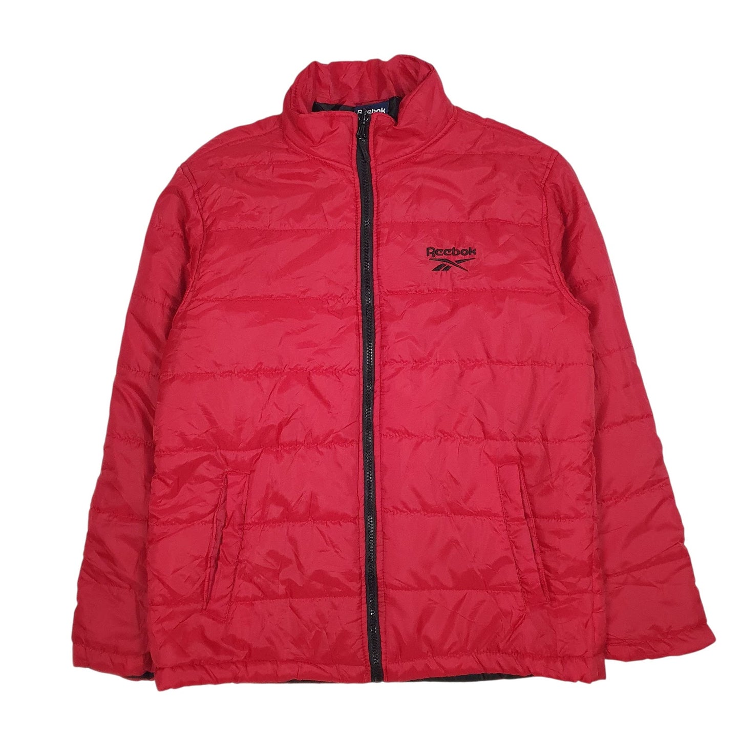 Mens Red Reebok  Quarter Zip Coat