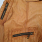 Womens Tan J.J.Scott Bomber Flight  Coat