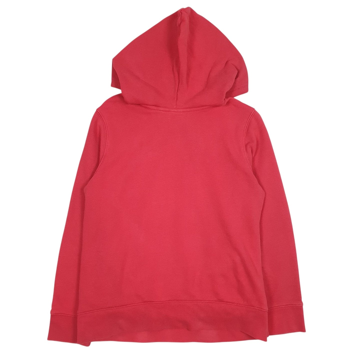 Womens Red Adidas Spellout Hoodie Jumper