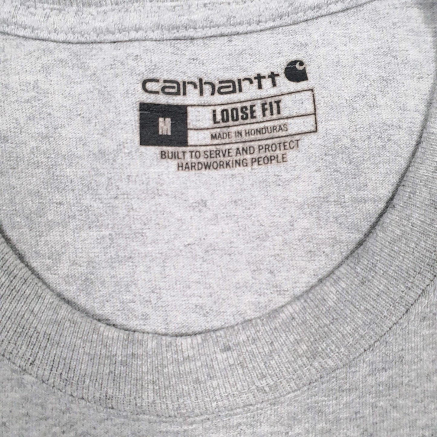 Mens Grey Carhartt   T Shirt
