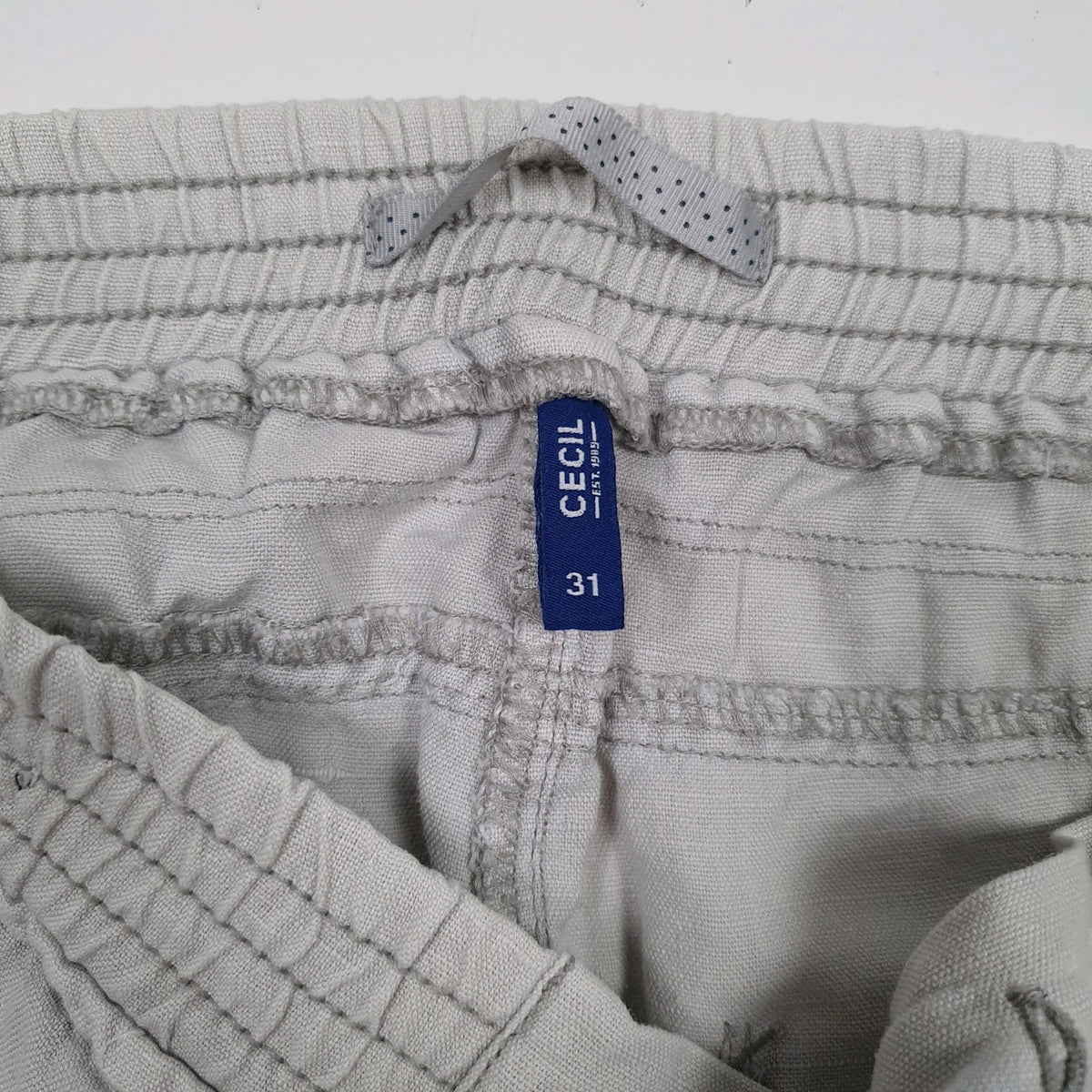 Mens Grey Cecil Lightweight  Trousers