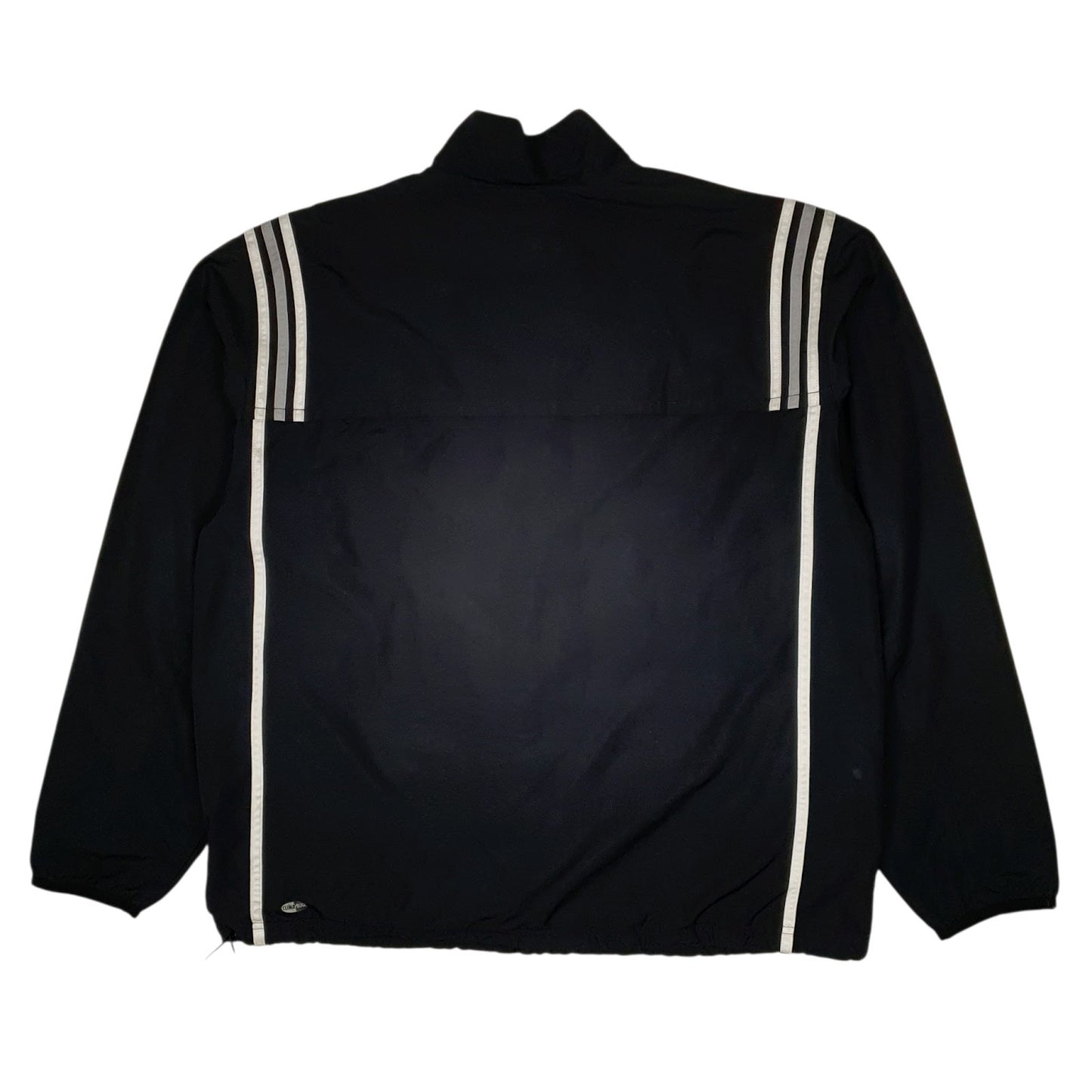 Mens Black Adidas  Crewneck Coat