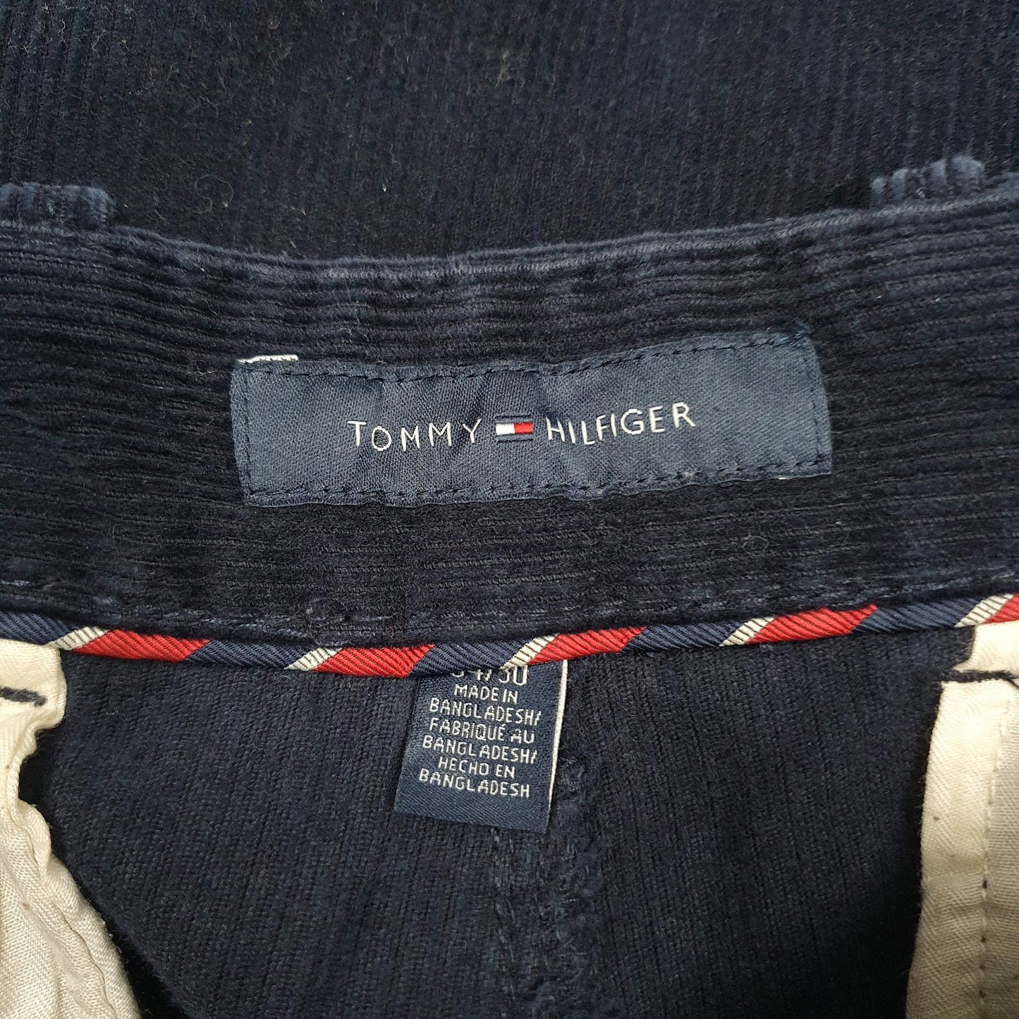 Mens Navy Tommy Hilfiger   Trousers