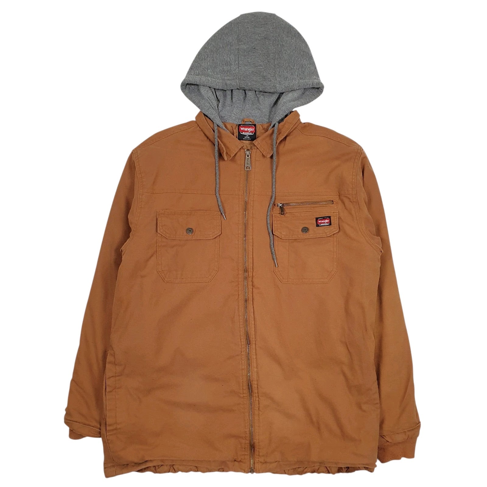 Mens Brown Wrangler Padded  Coat