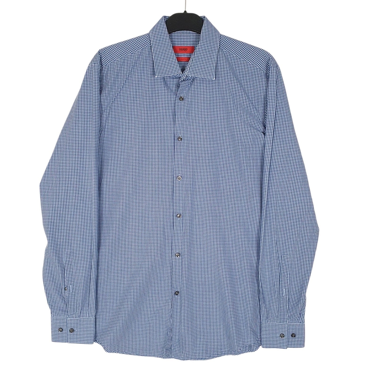 Mens Blue Hugo Boss  Long Sleeve Shirt