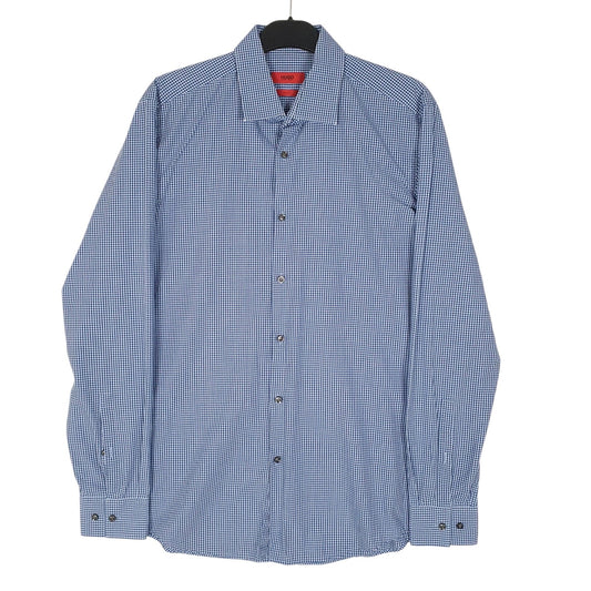 Mens Blue Hugo Boss  Long Sleeve Shirt
