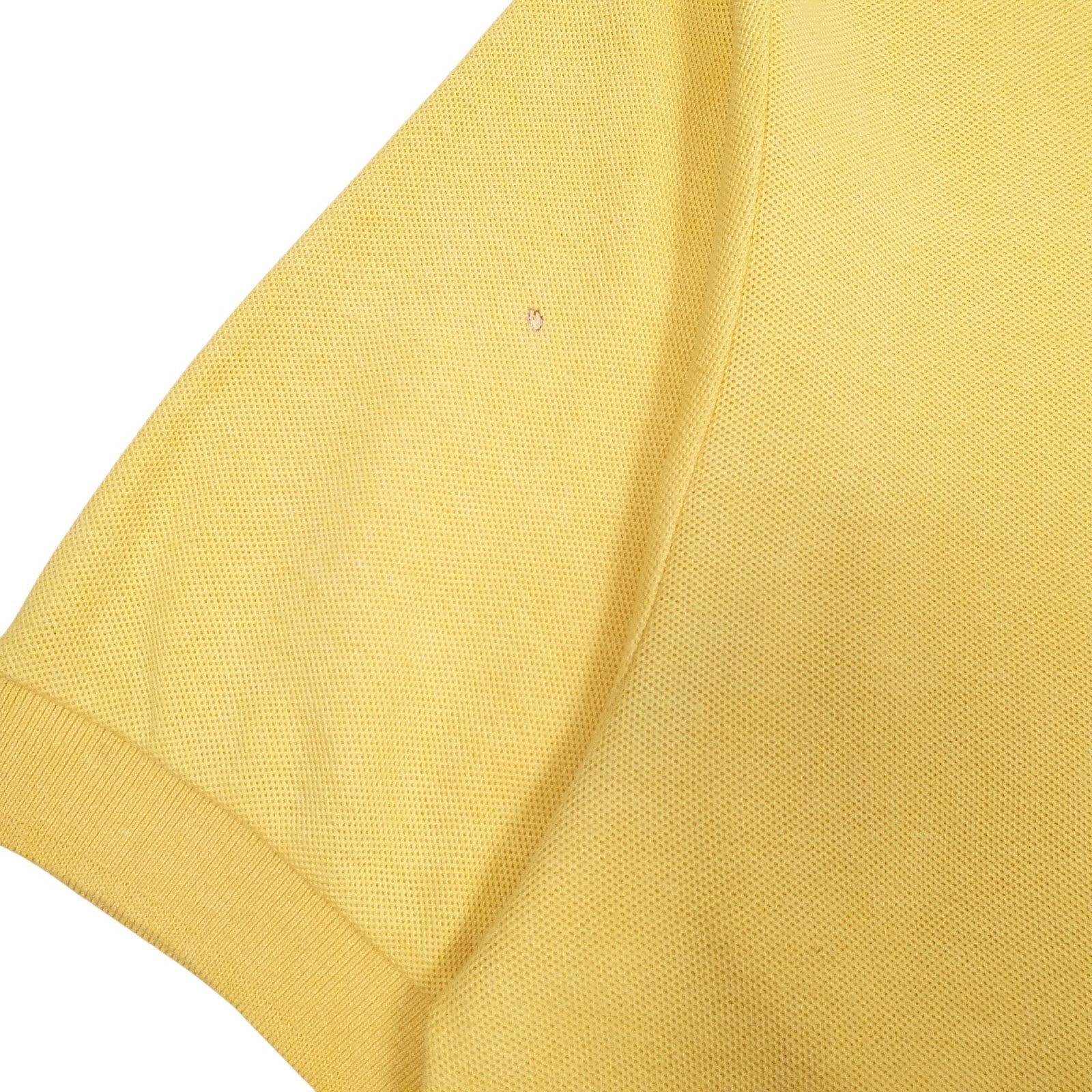 Mens Yellow Fila Vintage  Polo Shirt