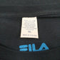 Mens Navy Fila Spellout  T Shirt