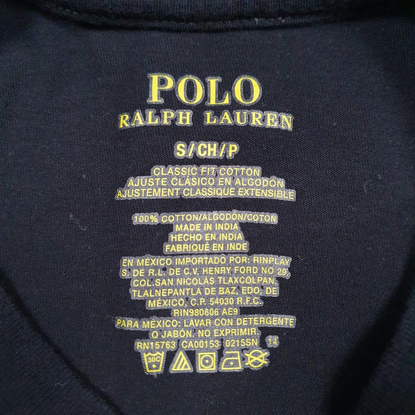Mens Black Polo Ralph Lauren   T Shirt
