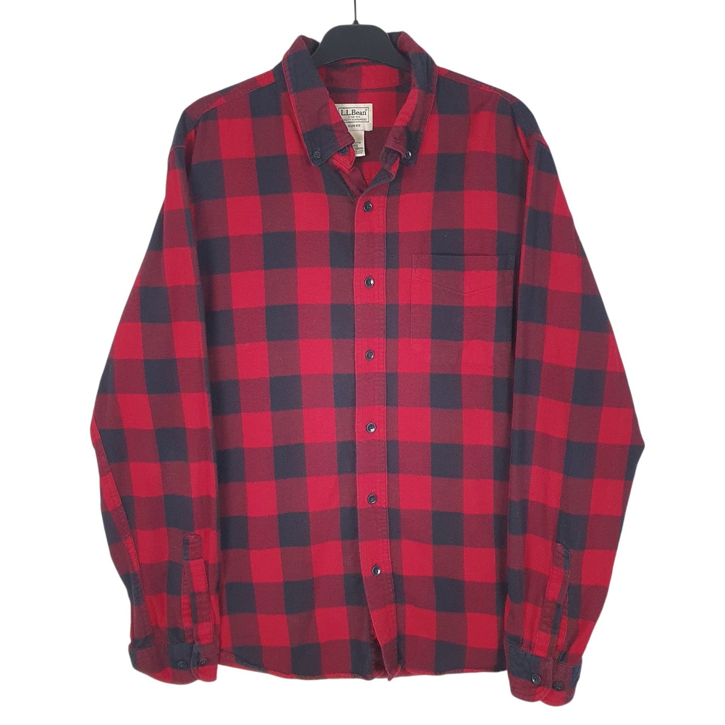 Mens Res L.L.Bean Flannel Long Sleeve Shirt