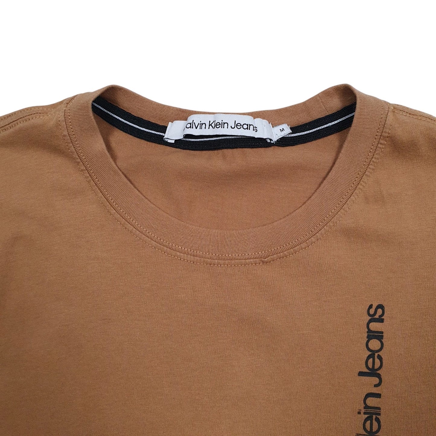 Mens Beige Calvin Klein   T Shirt