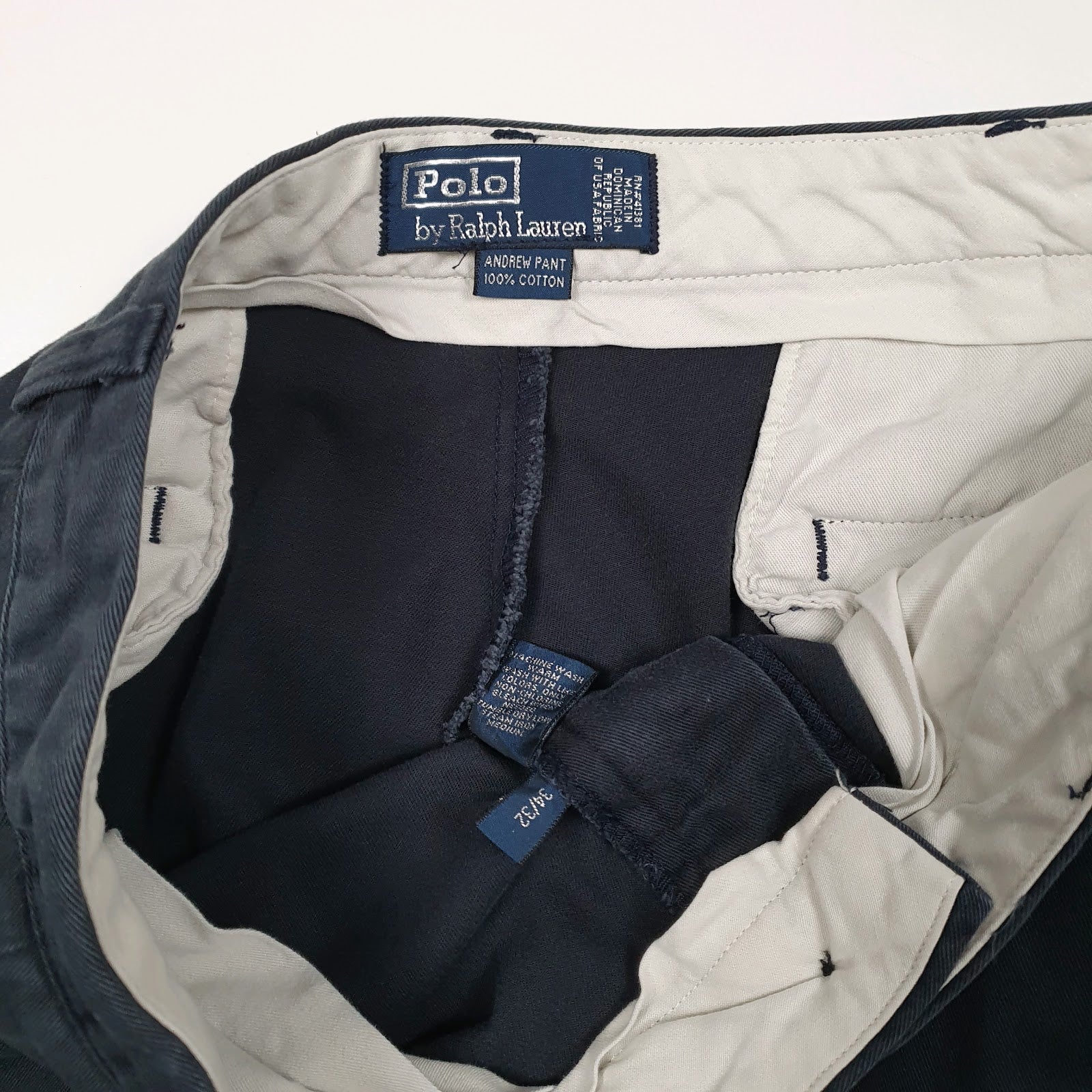 Mens Navy Polo Ralph Lauren Andrew Pant  Trousers
