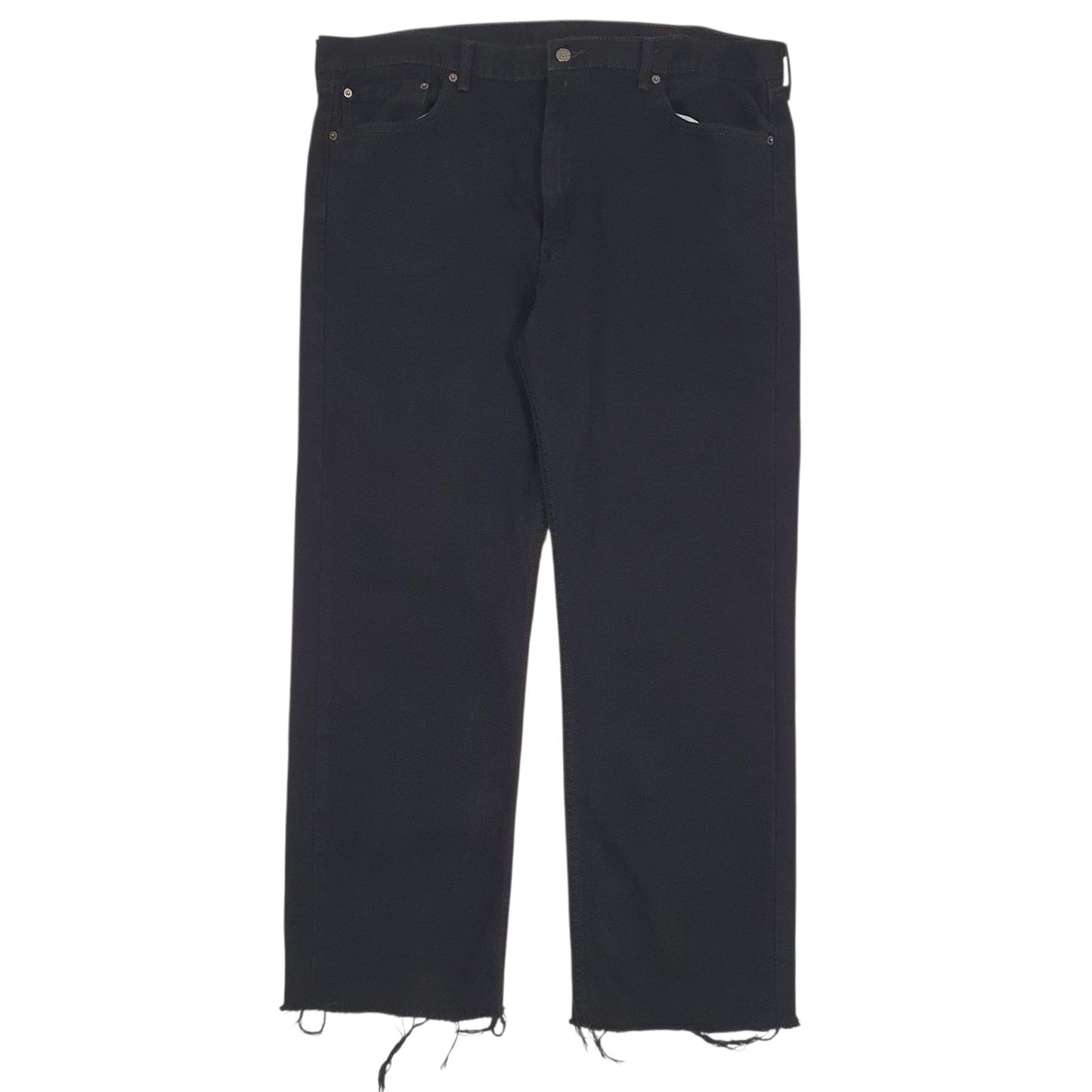 Mens Black Levis  505 JeansW42 L30