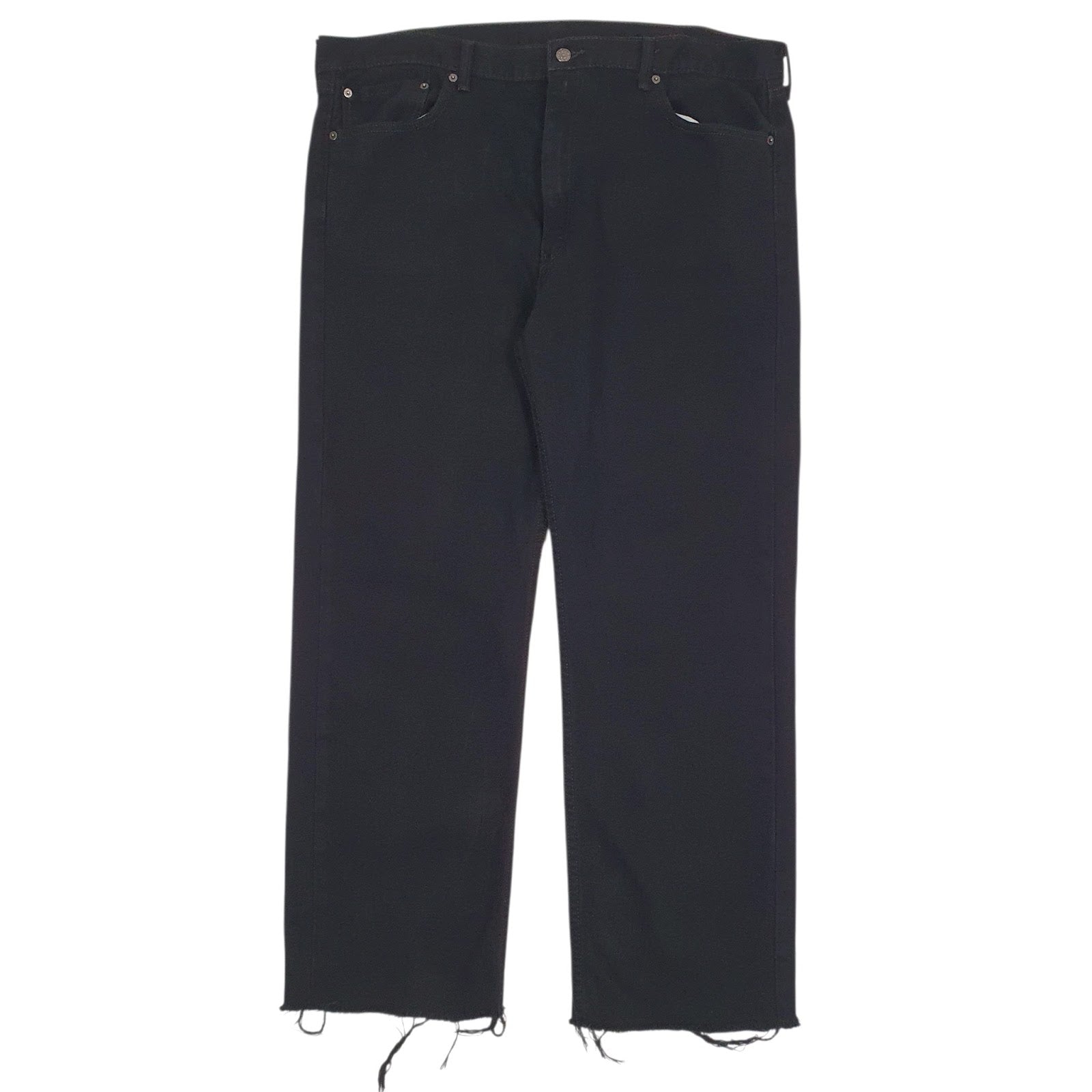 Mens Black Levis  505 JeansW42 L30