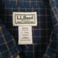 Mens Navy L.L.Bean Flannel  Shirt