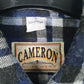 Mens Blue Cameron Workwear Flannel  Shirt