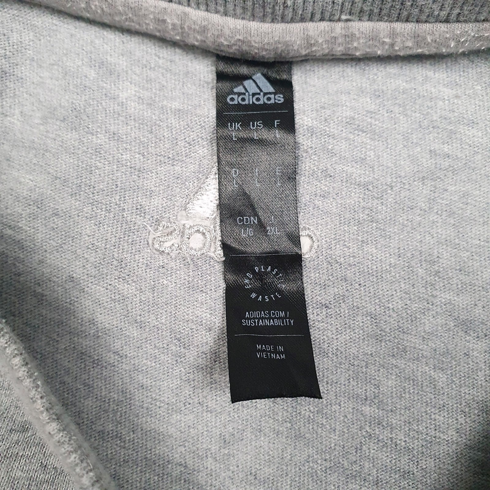 Mens Grey Adidas   T Shirt