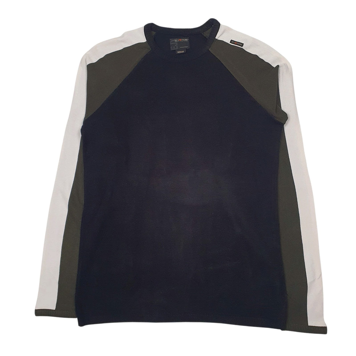 Mens Black Energie  Crewneck Jumper