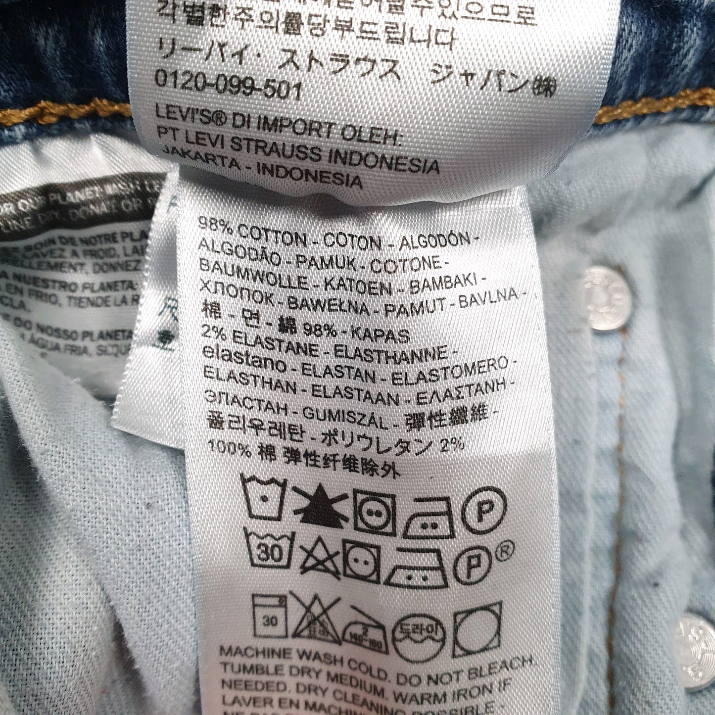 Mens Blue Levis   Jeans