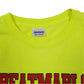 Mens Yellow Gildan USA College  T Shirt