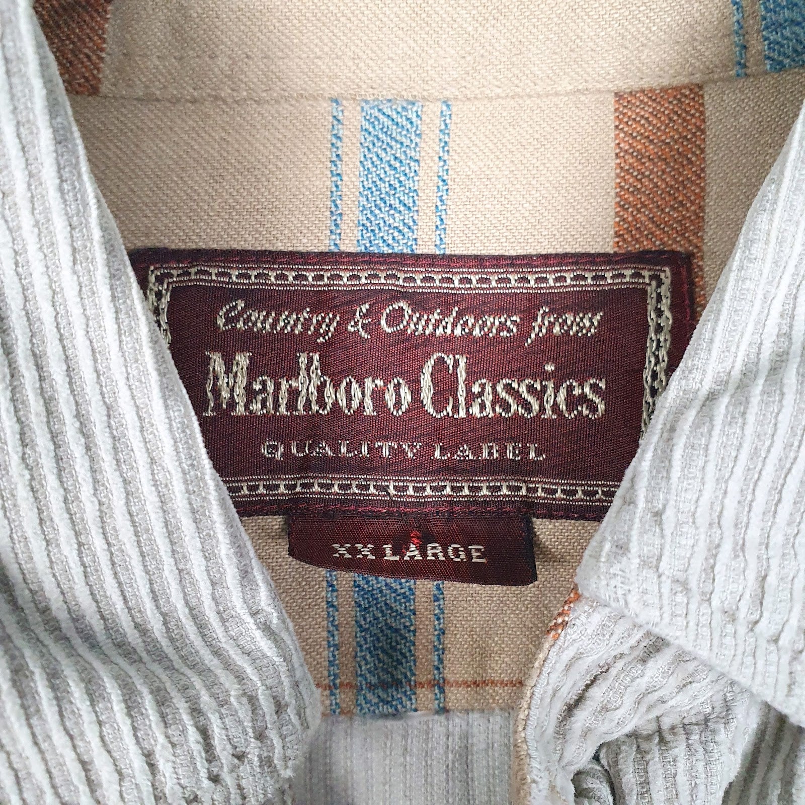 Mens Grey Marlboro   Shirt