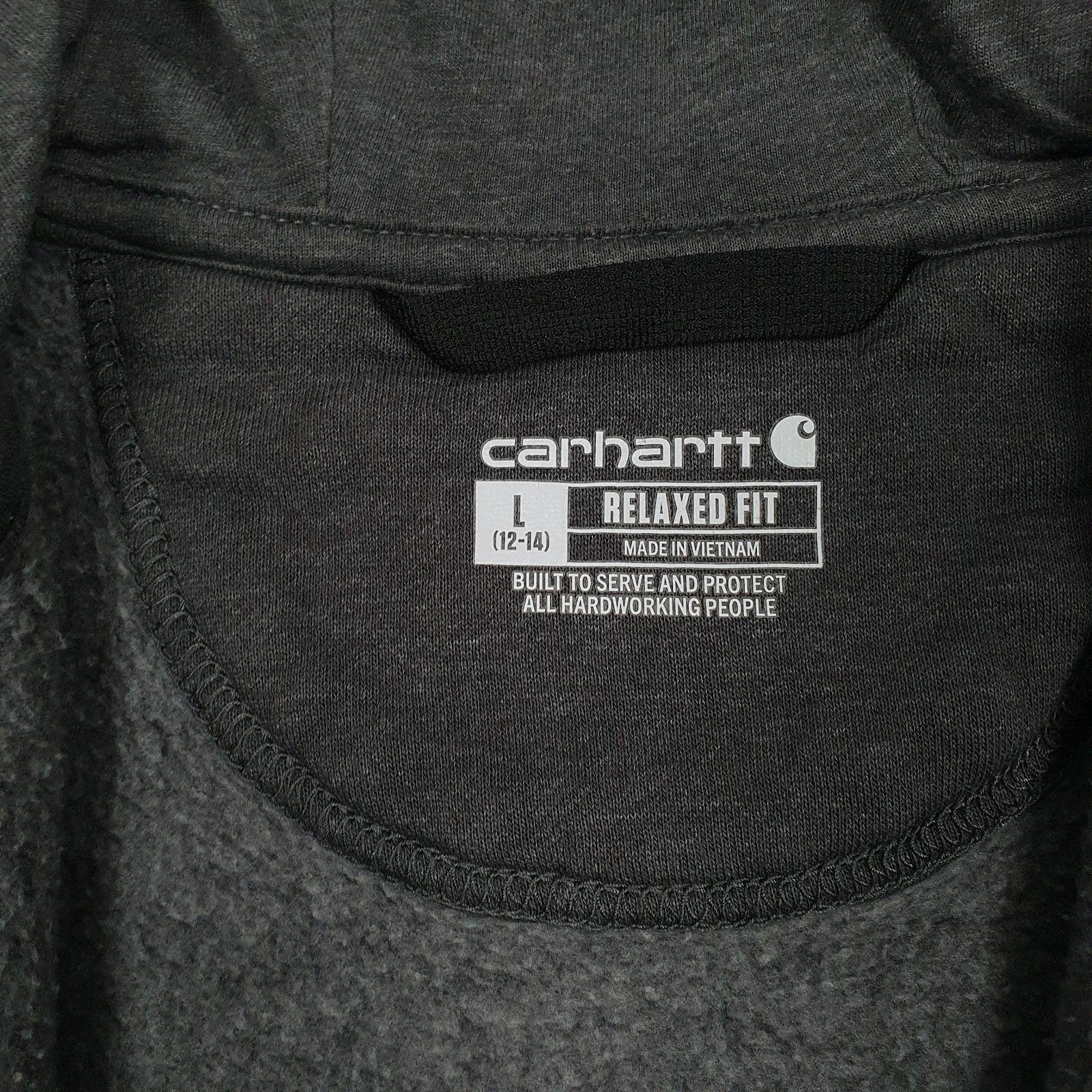 Womens Grey Carhartt  Full Zip Jumper