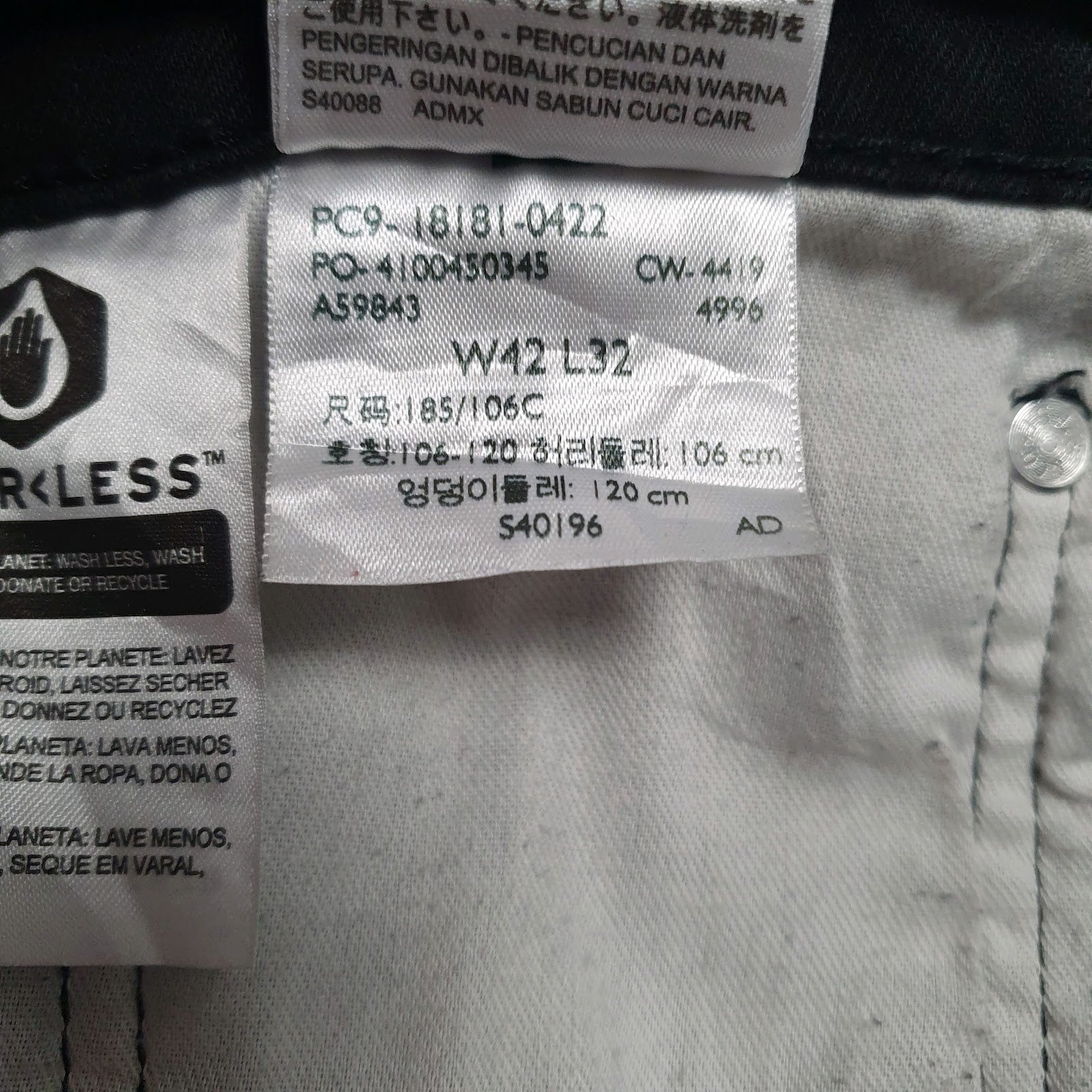 Mens Black Levis   Jeans