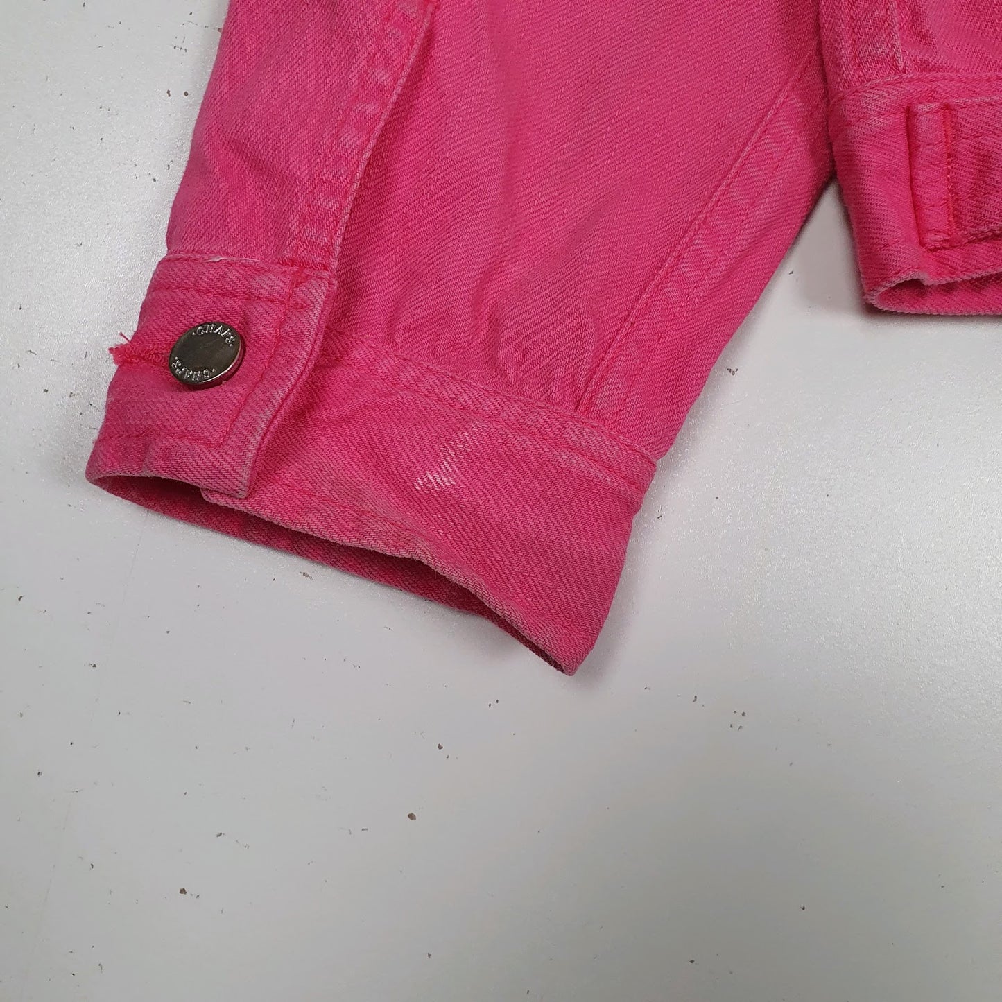 Womens Pink Chaps Type 3 Trucker  Coat