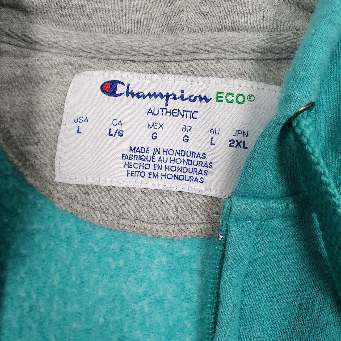 Womens Blue Champion  Full Zip Jumper