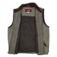 Mens Grey Wrangler Workwear Sherpa Lined Corduroy  Coat