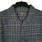 Mens Blue Eddie Bauer Heavyweight Flannel  Shirt