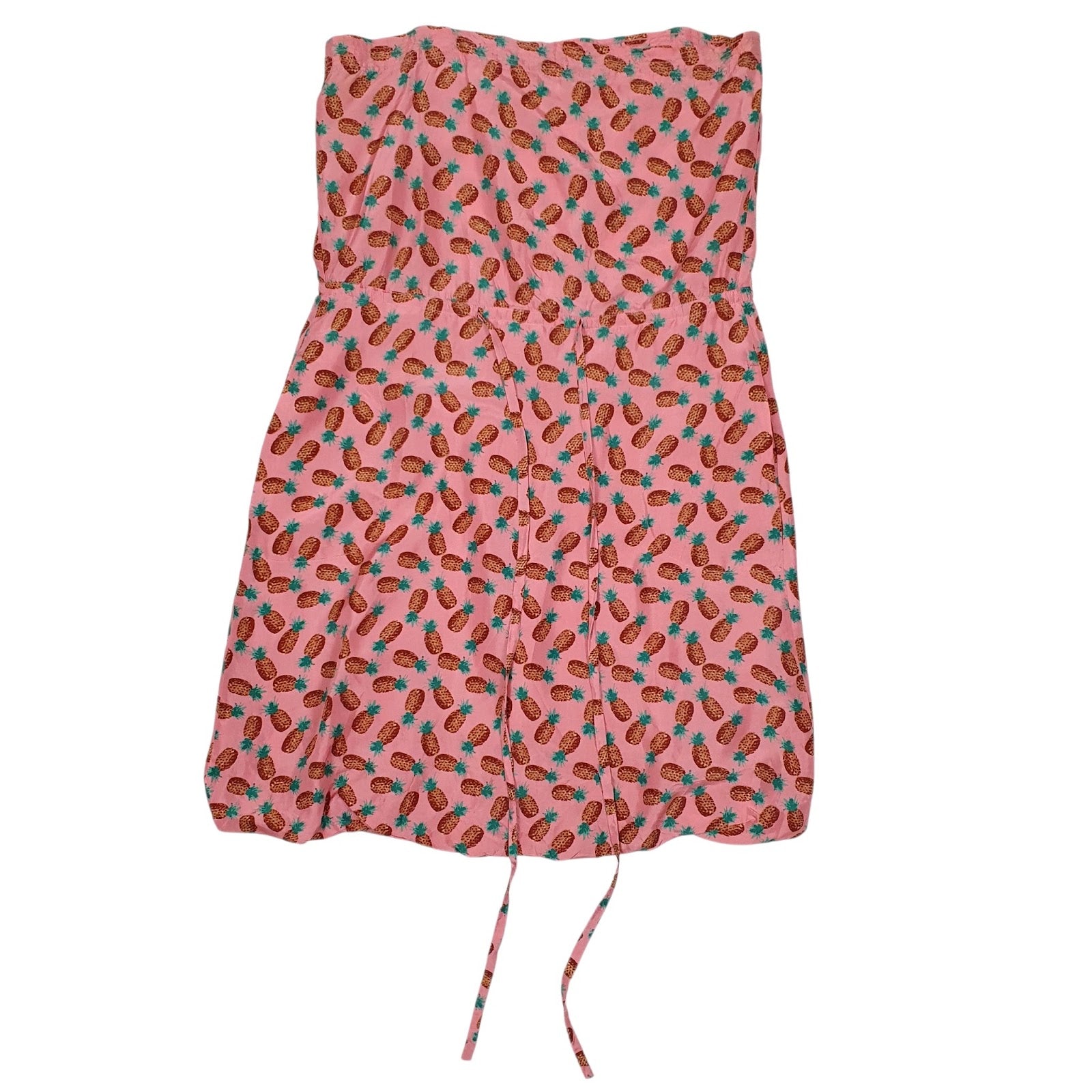 Womens Pink Bea Yuk Mui Strapless Pineapples  Dress
