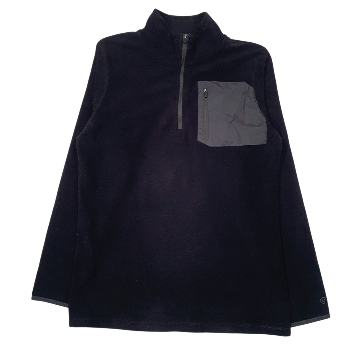 Womens Black Champion  Quarter Zip Jumper
