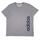 Mens Grey Adidas Climalite Short Sleeve T Shirt