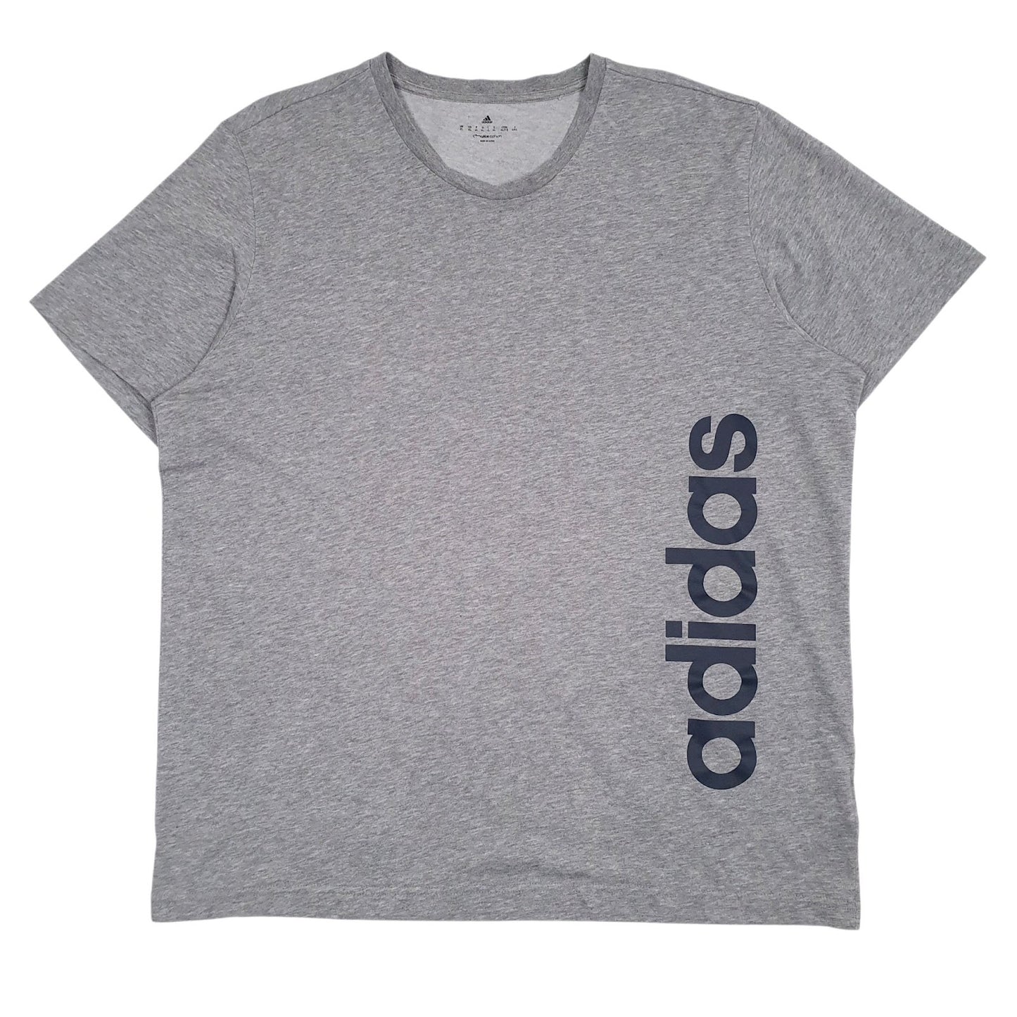 Mens Grey Adidas Climalite Short Sleeve T Shirt