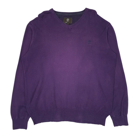 Mens Purple Timberland  Crewneck Jumper