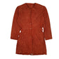 Womens Red Unbranded Longline Trench Lightweight  Coat