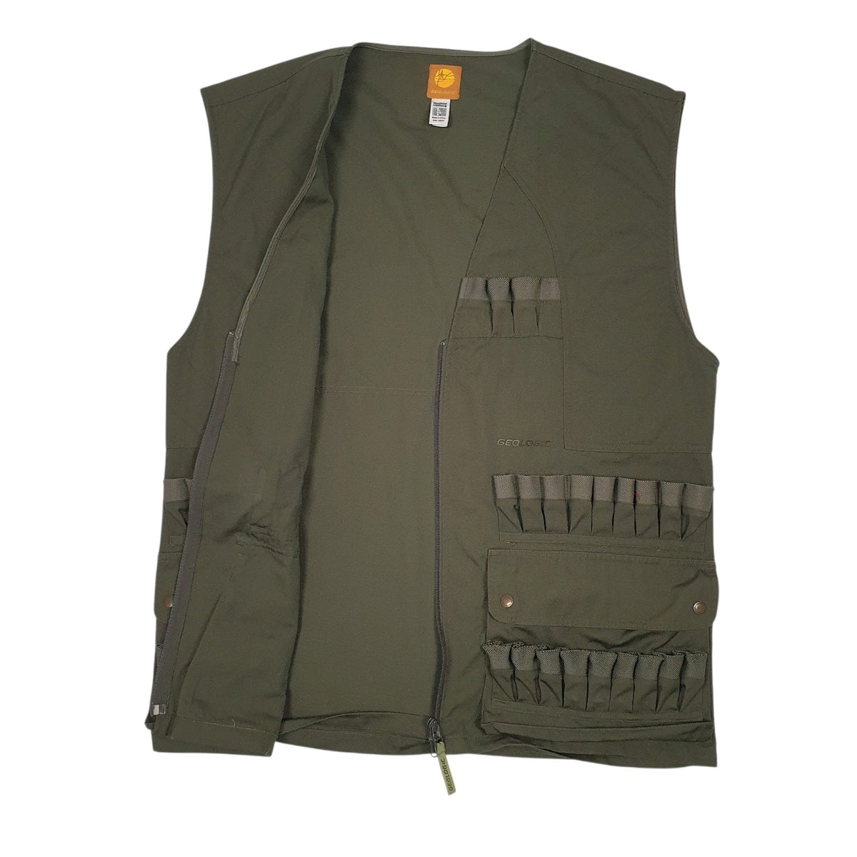 Mens Green Geologic Shooting Vest  Coat