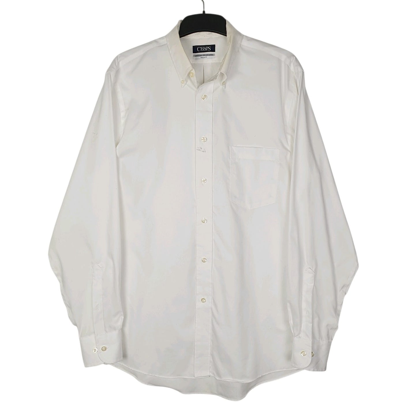 Mens White Chaps  Long Sleeve Shirt