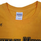 Mens Yellow Gildan Tim Barnes Central Missouri Football Camp Signed  T Shirt