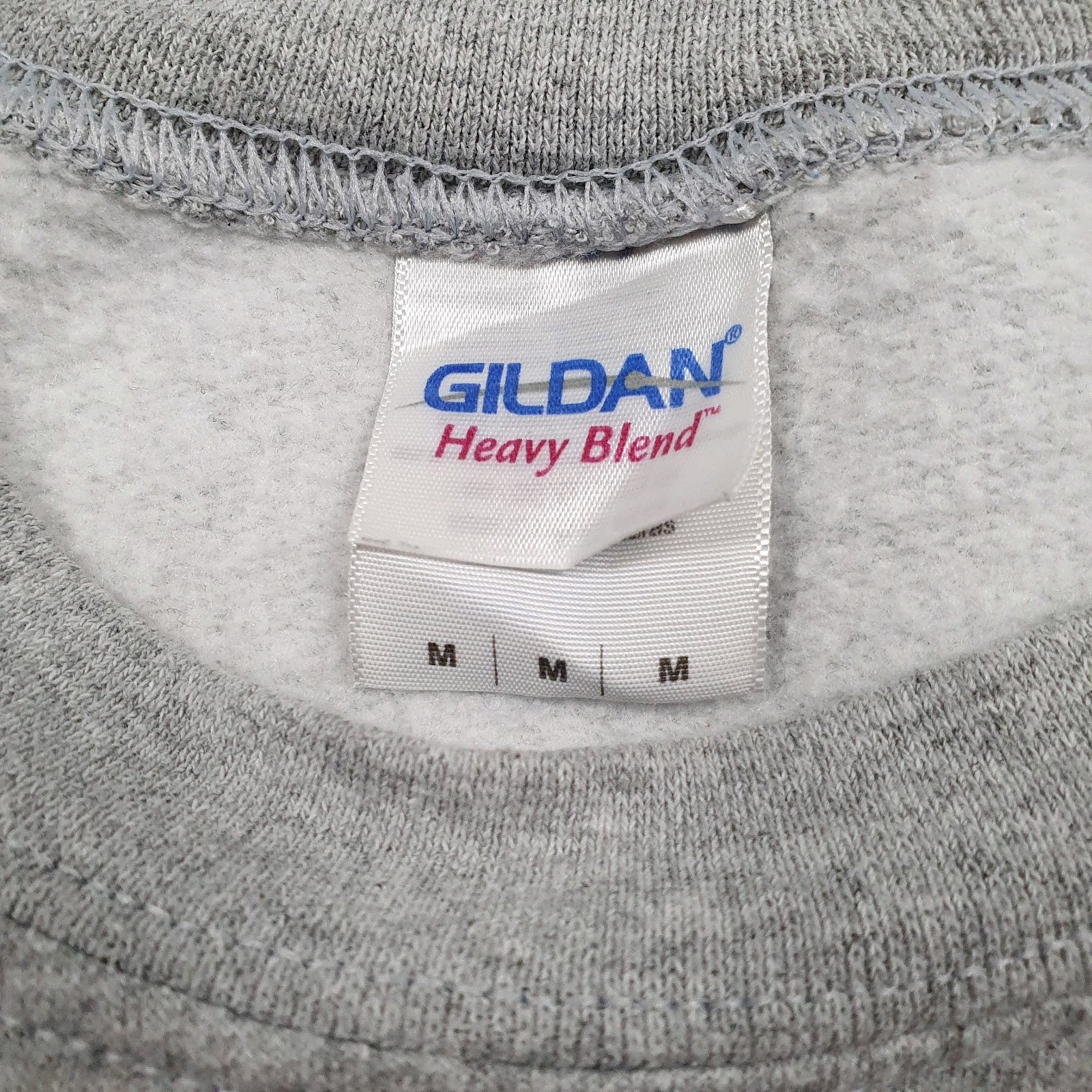 Mens Grey Gildan Graphic Crewneck Jumper