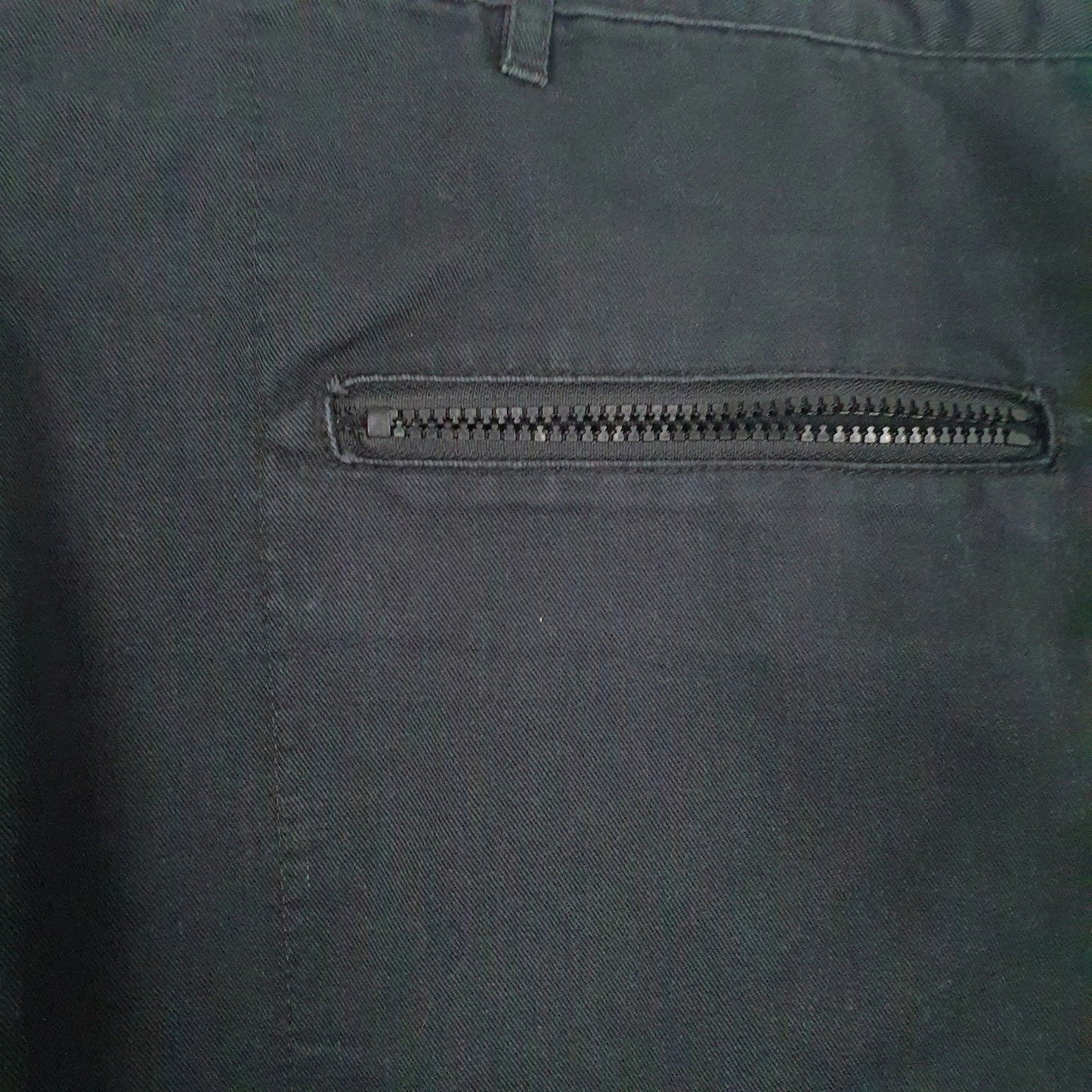 Mens Black Dickies Workwear Double Knees  Trousers